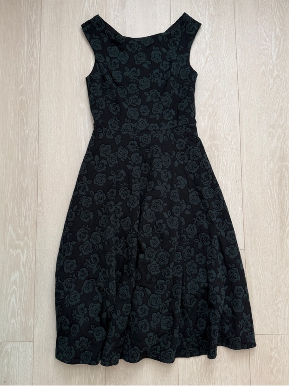 Betsey Johnson Dark Floral Midi Dress